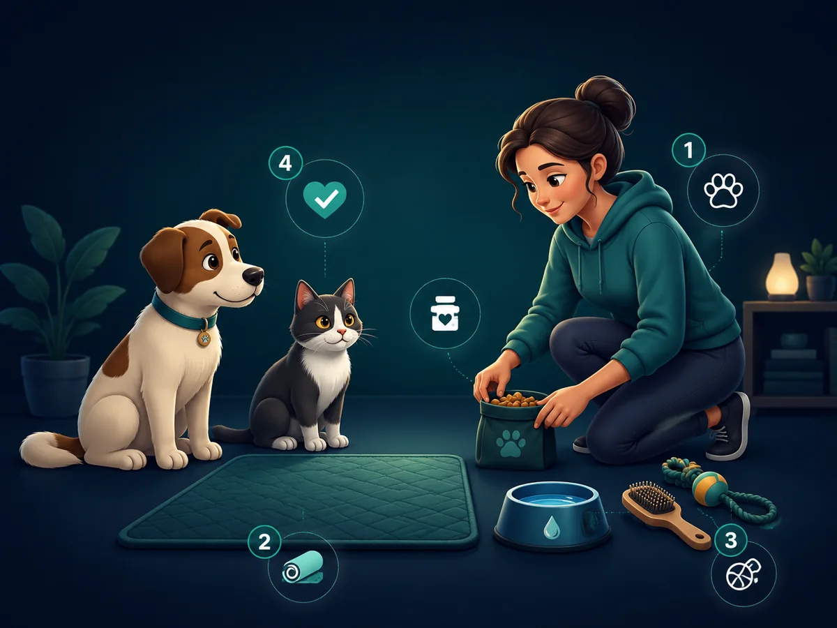 Premium pet training guidance canvas