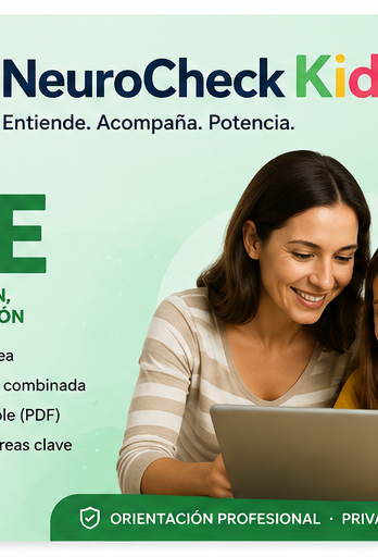 NeuroCheck Kids Lite – Orientación infantil y adolescente
